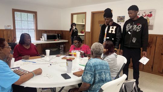 Exciting Day for Hampton Juniors and Seniors at the Calhoun County Senior Citizens Center