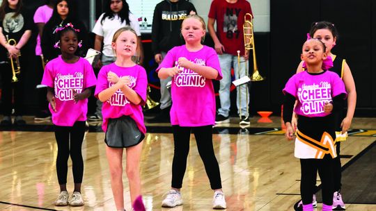 Hampton Bulldog's Pep Rally in Pink