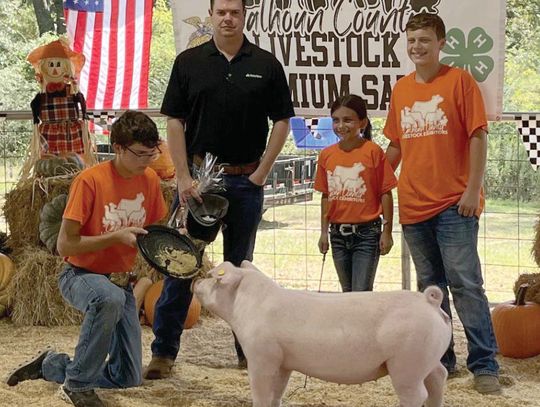 Caroline Duncan, Grand Champion Market Steer, purchased by Generations Bank