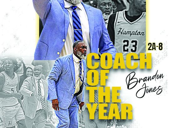 Coach Brandon Jones Named 2026 2A-8 Coach of the Year