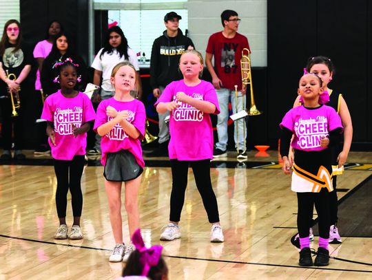 Hampton Bulldog's Pep Rally in Pink