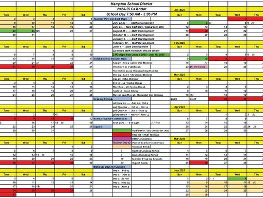 Hampton School Board Approves Alternative Calendar