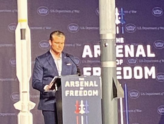 Secretary of War Pete Hegseth Visits L3Harris Solid Rocket Motor Site