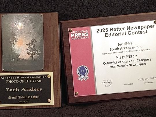 The South Arkansas Sun Is Hot!