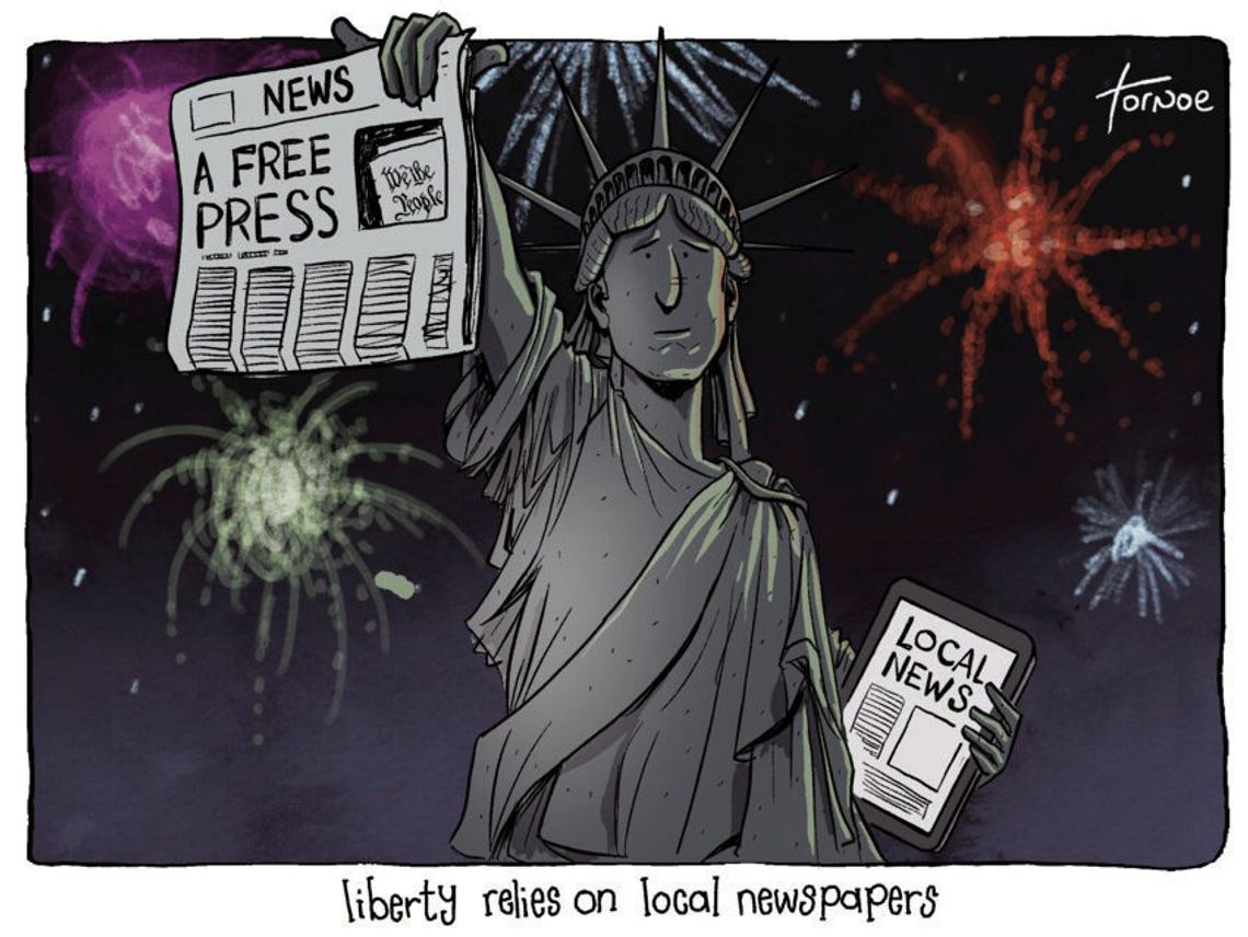 America started as local news. Local newspapers delivered it. America started as local news. Local newspapers delivered it.