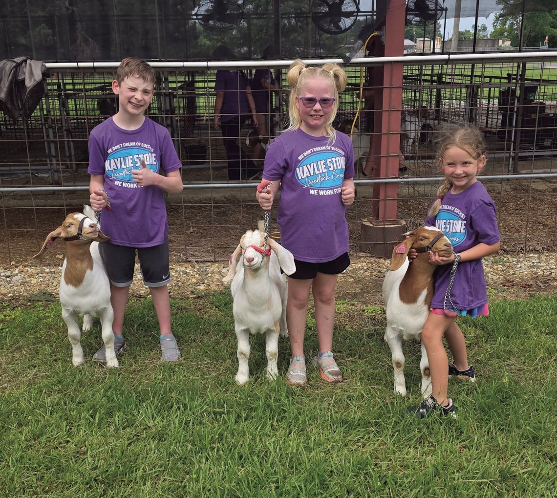 Calhoun County 4-H members Grady Morris,