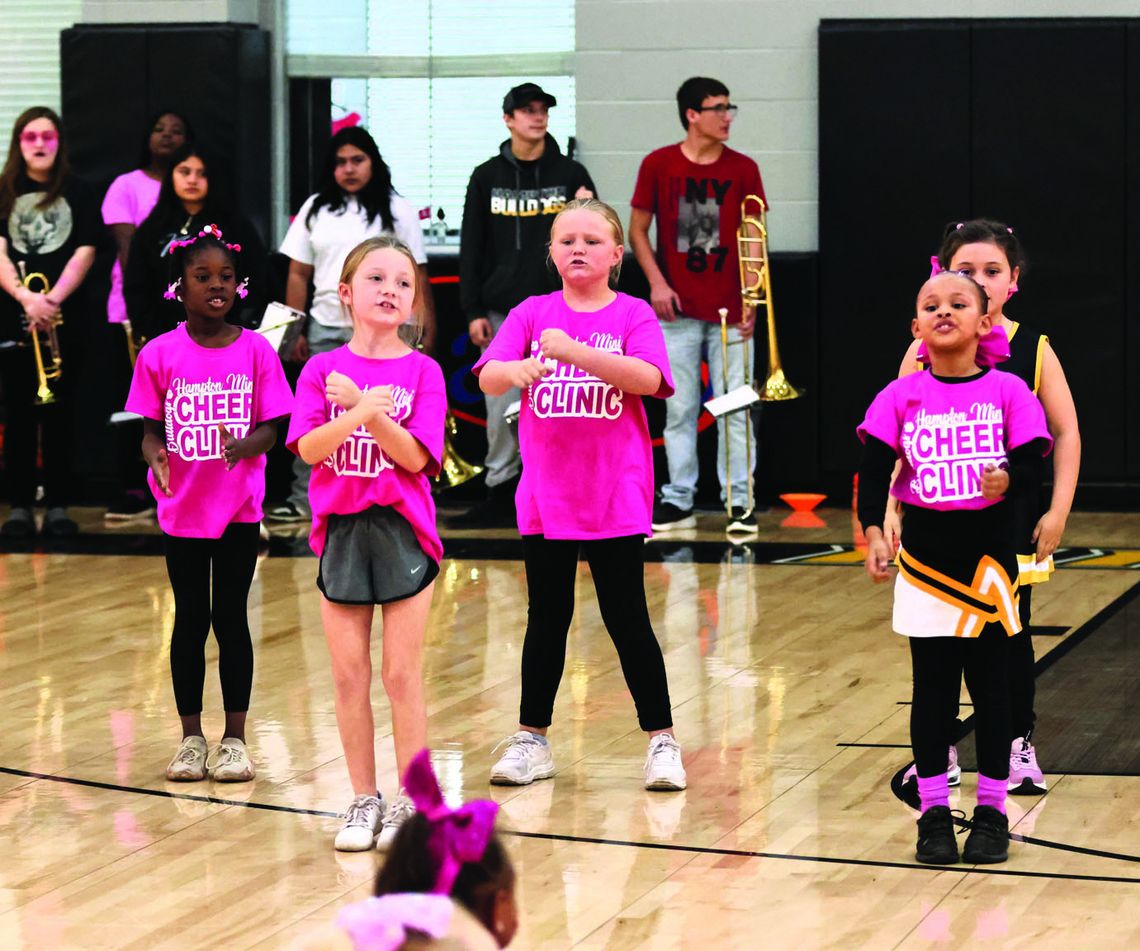 Hampton Bulldog's Pep Rally in Pink