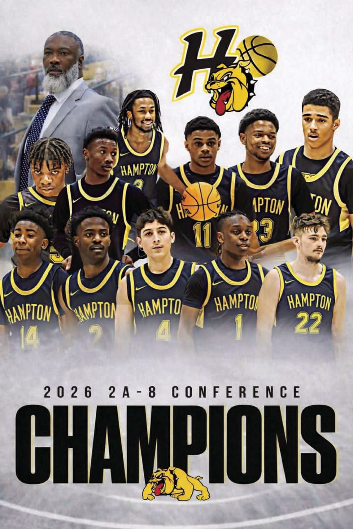 Hampton Bulldogs Capture 2A-8 Conference Championship Under Coach Brandon Jones
