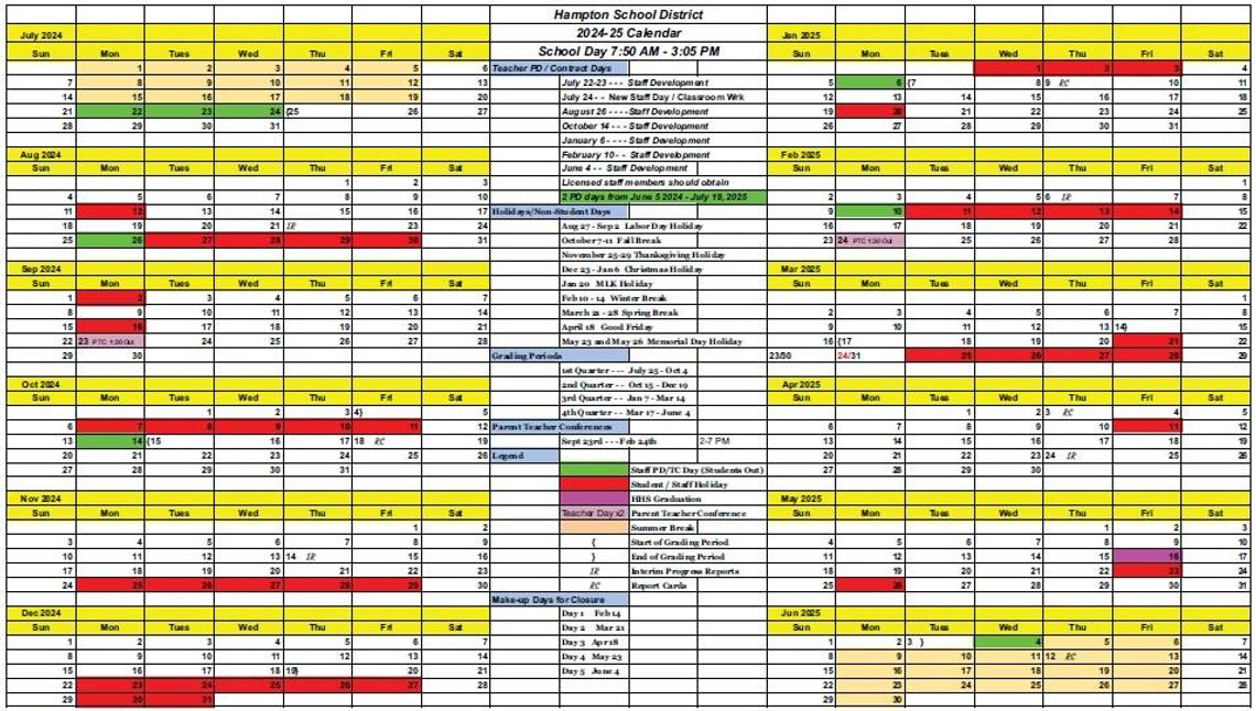 Hampton School Board Approves Alternative Calendar