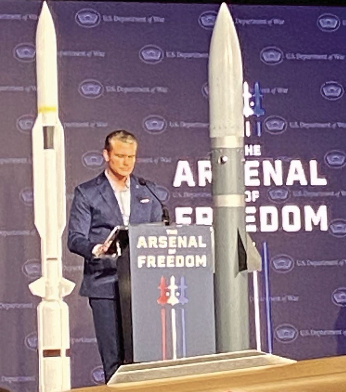 Secretary of War Pete Hegseth Visits L3Harris Solid Rocket Motor Site